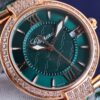 Chopard Imperiale Green Dial Diamond Bezel Ladies Watch