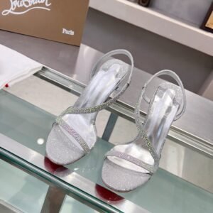 Christian Louboutin Loubi Queen Strass Heels
