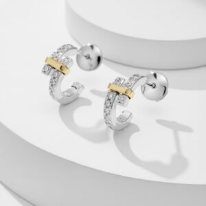 Tiffany Edge Hoop Earrings