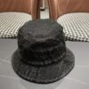 Fendi Monogram Bucket Hat with Gold Logo