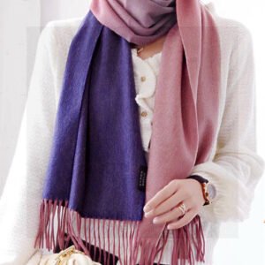 Hermès Wool & Cashmere Fringe Scarf