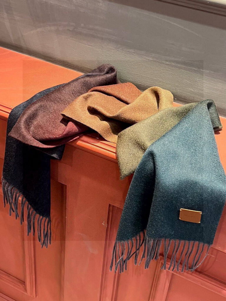 Hermès Multicolor Wool Fringe Scarf