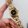 Gucci 3900 Series Black Dial Gold Bracelet Watch