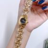 Gucci 3900 Series Black Dial Gold Bracelet Watch