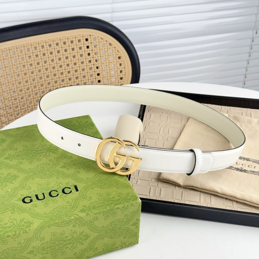 Gucci GG Marmont Leather Belt