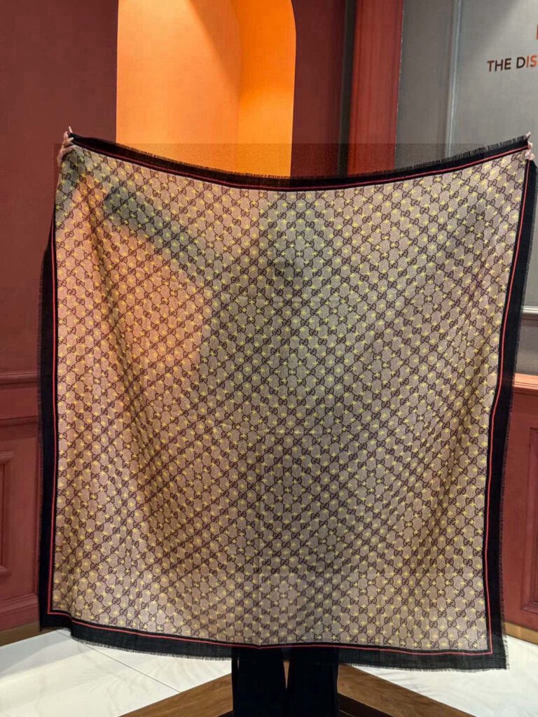 Gucci GG Supreme Monogram Square Scarf