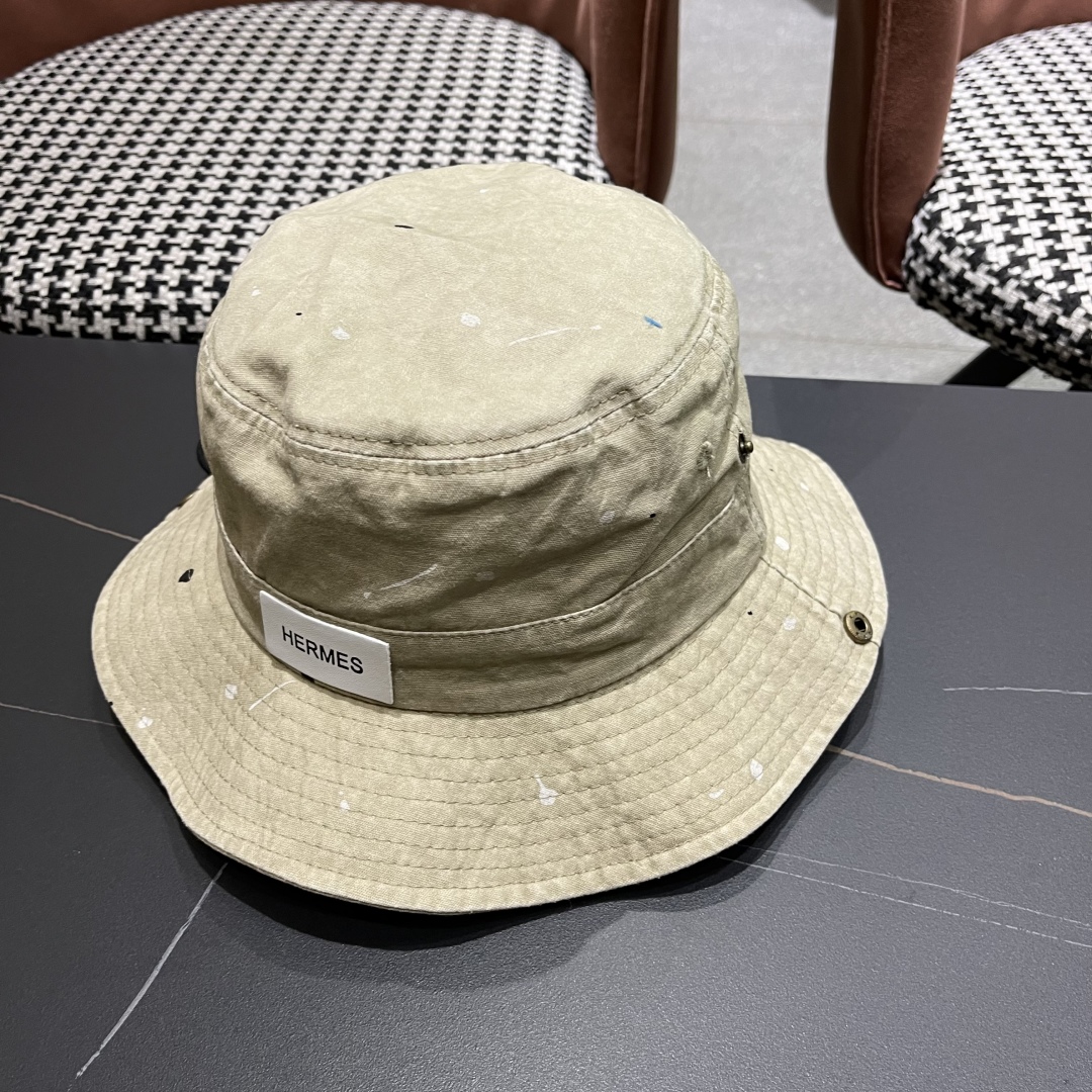 Hermès Canvas Bucket Hat