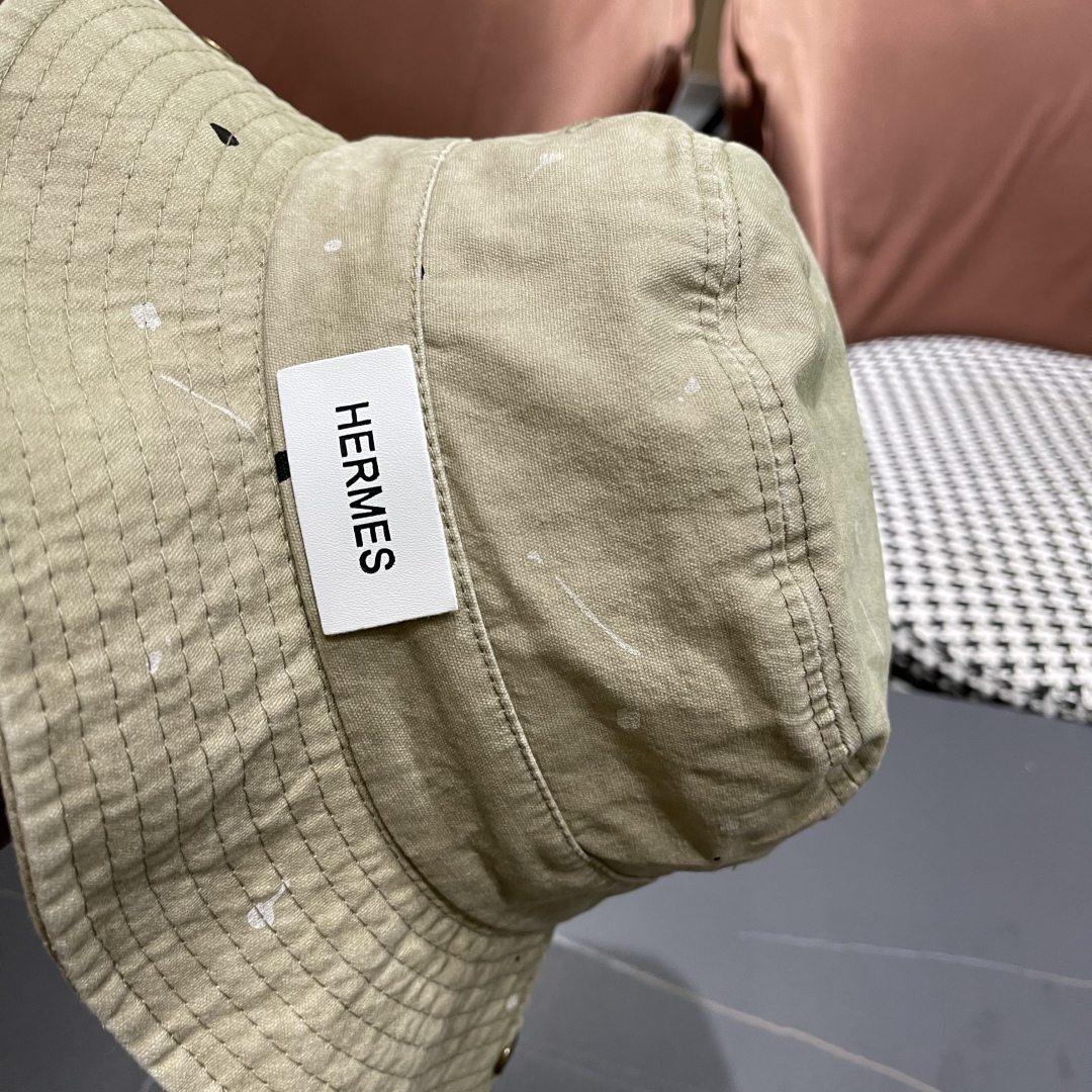 Hermès Canvas Bucket Hat