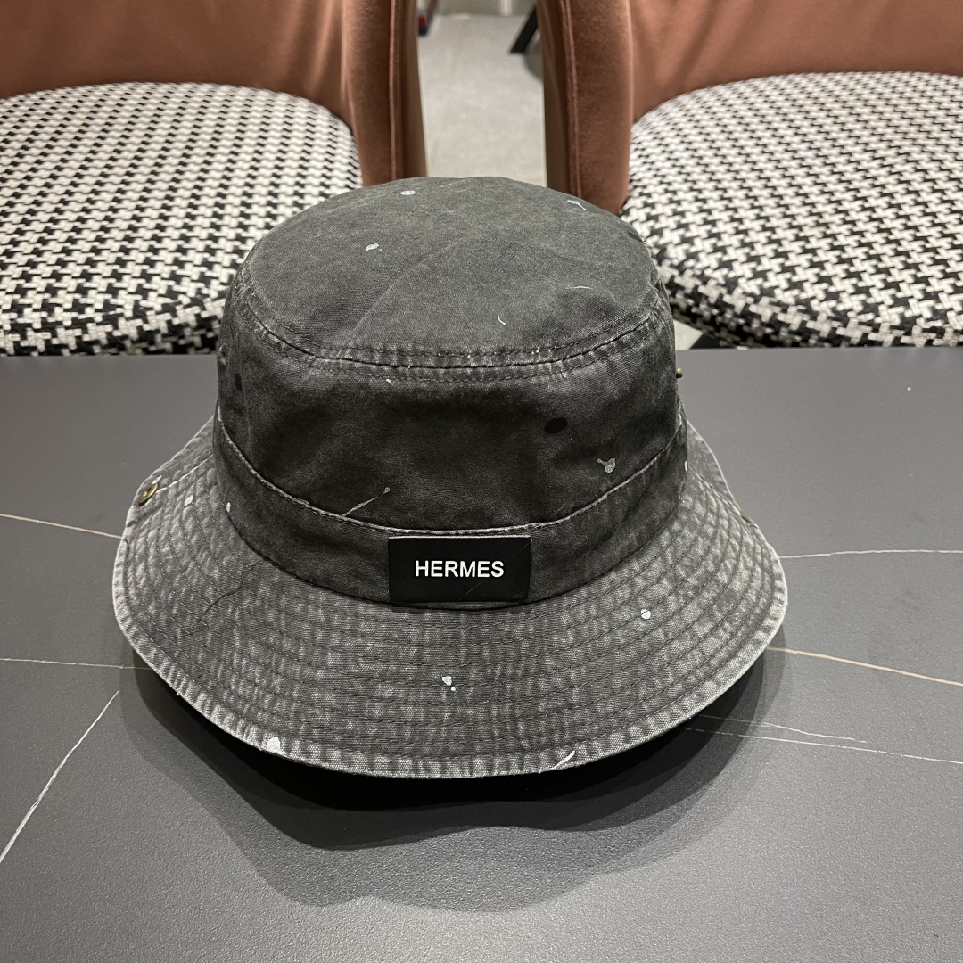 Hermès Canvas Bucket Hat
