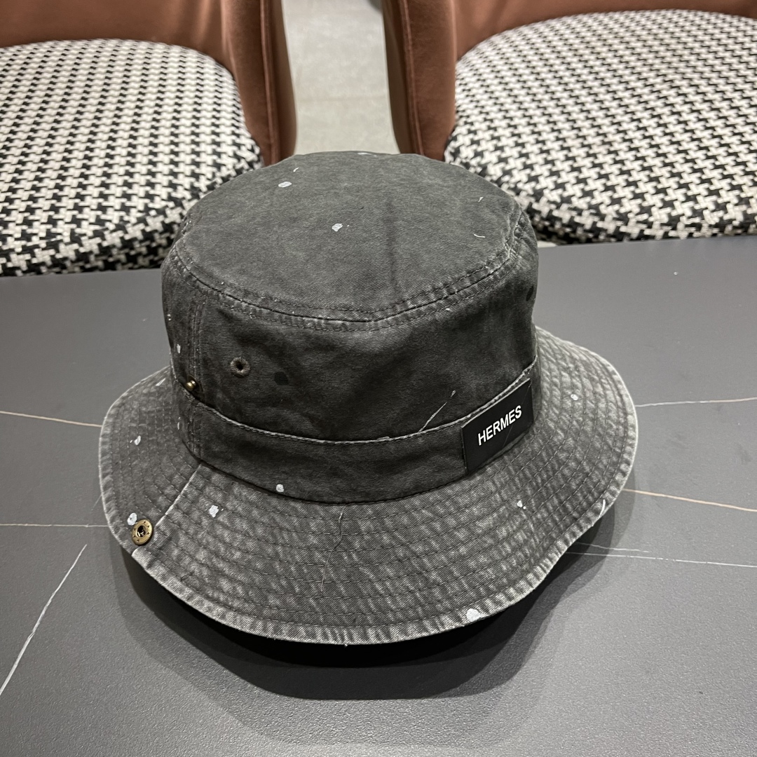 Hermès Canvas Bucket Hat
