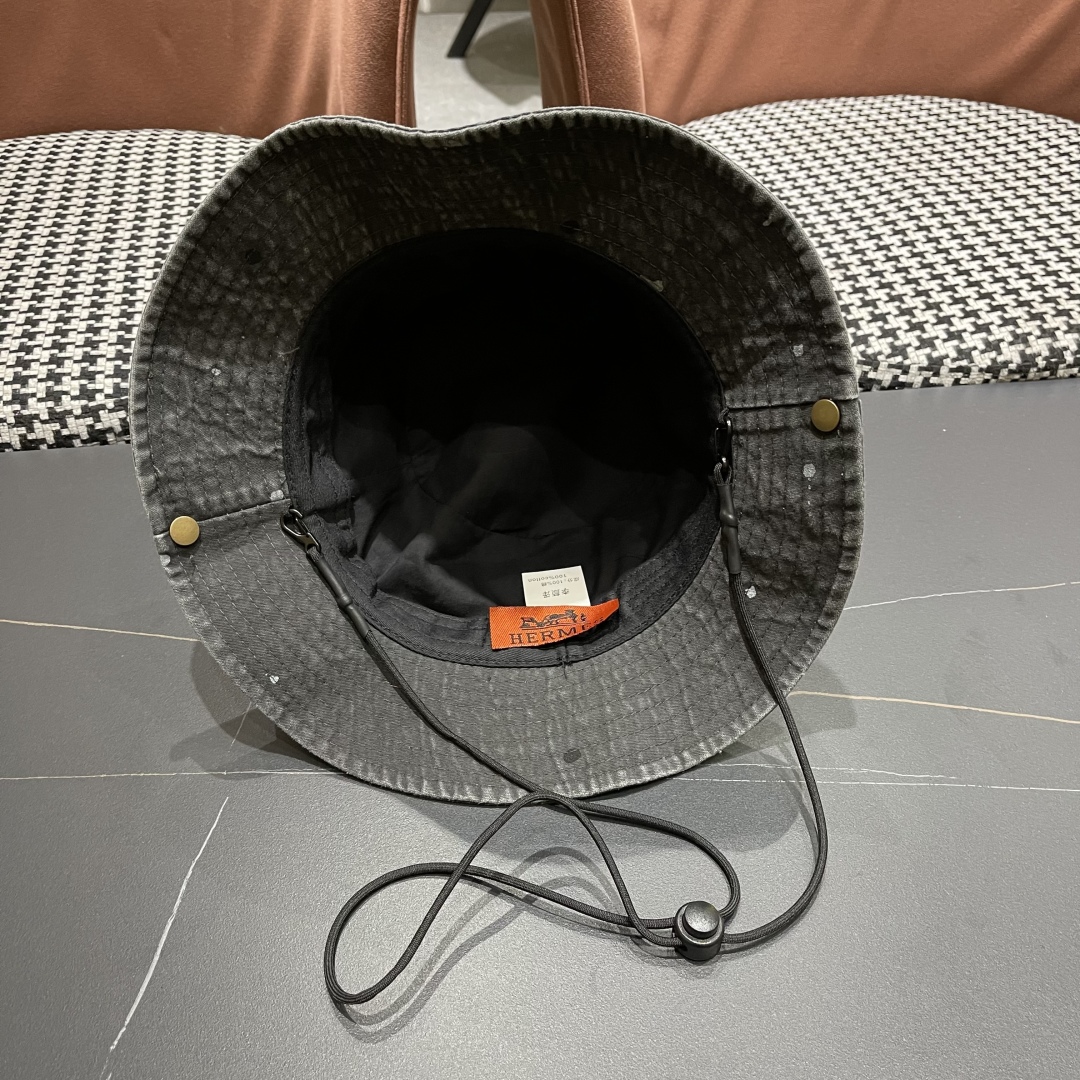 Hermès Canvas Bucket Hat