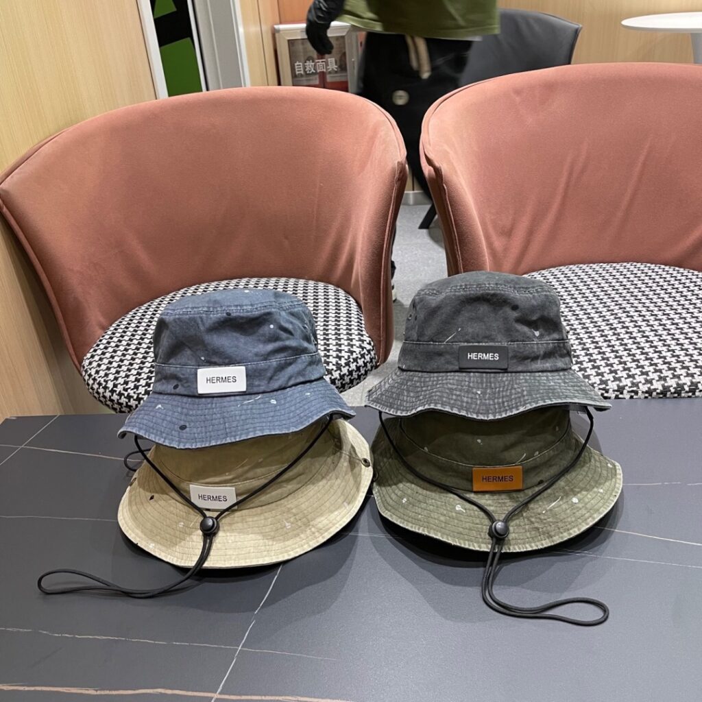 Hermès Canvas Bucket Hat