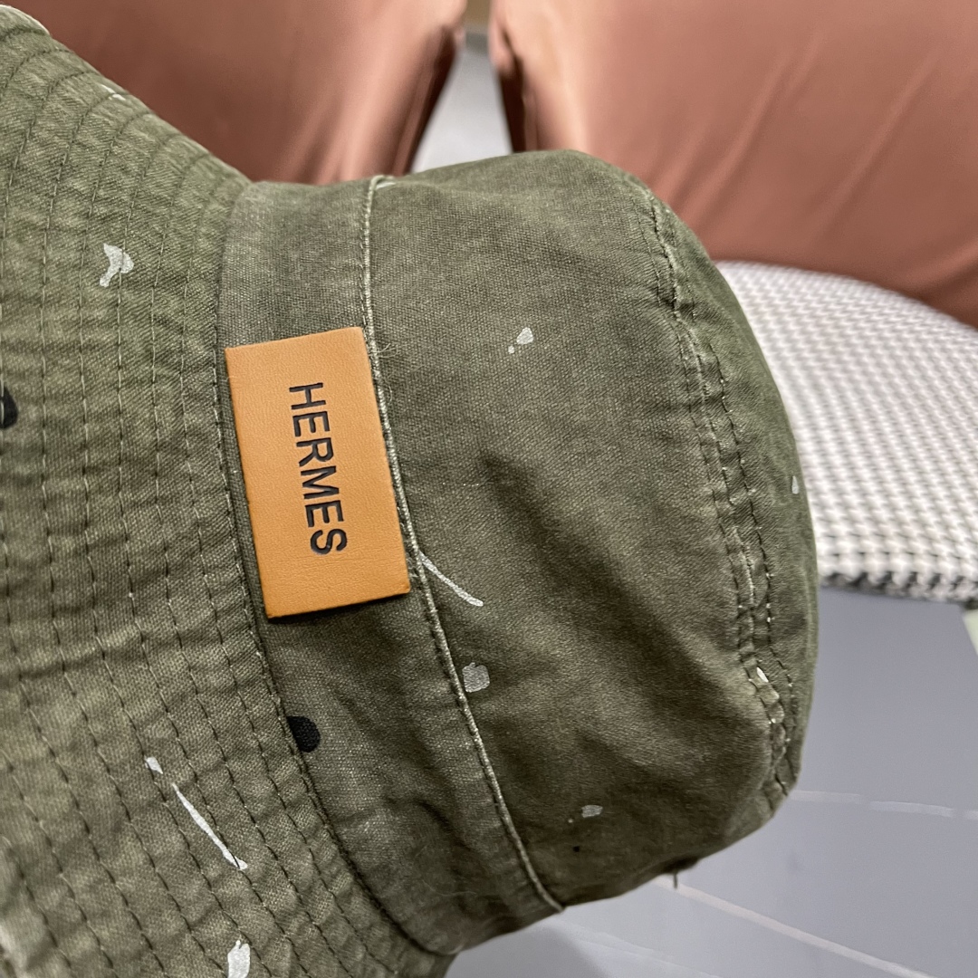 Hermès Canvas Bucket Hat