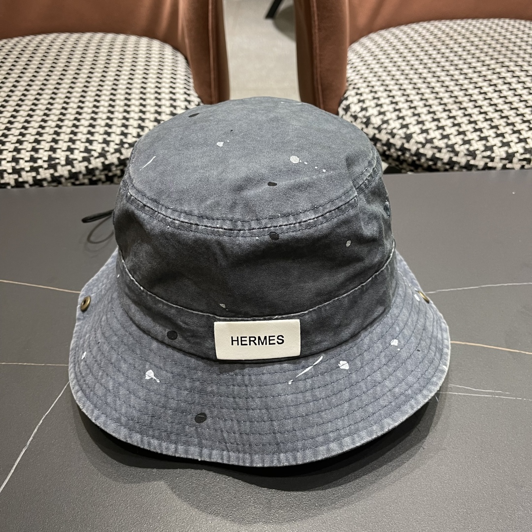 Hermès Canvas Bucket Hat