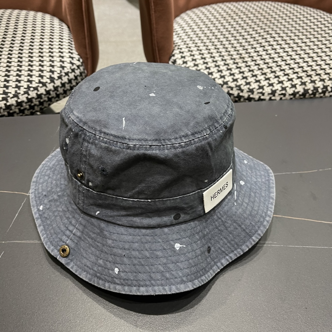Hermès Canvas Bucket Hat