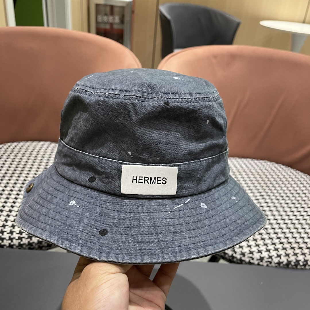 Hermès Canvas Bucket Hat
