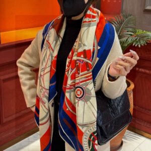 Hermès Velvet Square Scarf