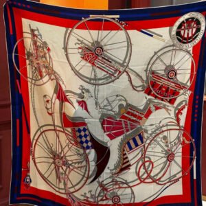 Hermès Velvet Square Scarf