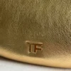 Tom Ford Bianca Mini Metallic Hobo Bag