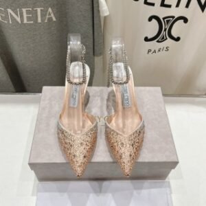 Jimmy Choo Averly Crystal line Sandals