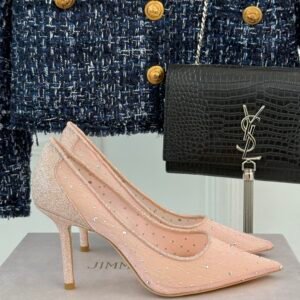 Jimmy Choo Classic Mesh High Heels