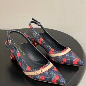 LV Cherry Slingback Sandals
