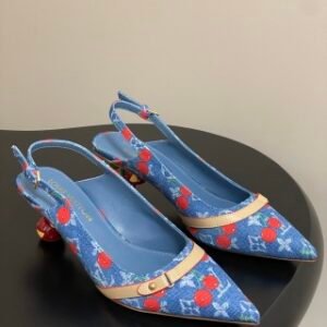 LV Cherry Slingback Sandals