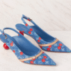 LV Cherry Slingback Sandals