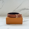 LV Iconic Reversible Belt 30mm Brown