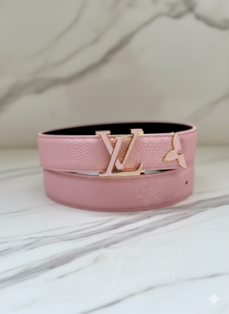 LV Iconic Reversible Belt 30mm Pink
