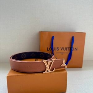 LV Iconic Reversible Belt 30mm Brown