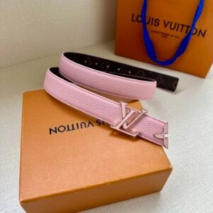 LV Iconic Reversible Belt 30mm Pink