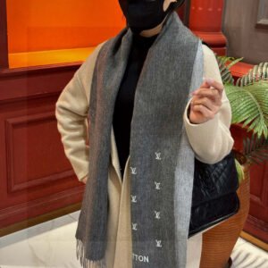 LV Monogram Wool & Cashmere Scarf