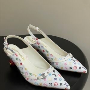 LV Monogram Multicolor Slingback Sandals