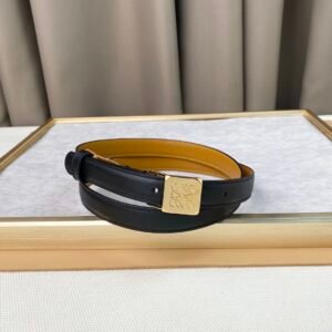 Loewe Anagram Square Buckle Reversible Belt