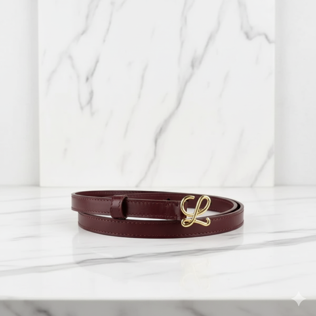 Loewe Initial “L” Buckle Belt