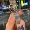 Louis Vuitton Tambour Monogram Diamond Pave Watch