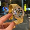 Louis Vuitton Tambour Monogram Diamond Pave Watch