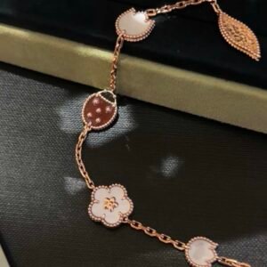 VCA Lucky Spring bracelet, 5 motifs