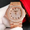 Patek Philippe Nautilus Full Diamond Arabic Dial