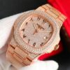 Patek Philippe Nautilus Full Diamond Arabic Dial