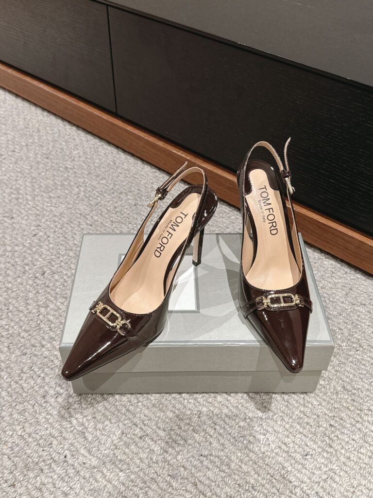 Tom Ford Patent Leather Slingback Heels