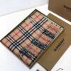 Burberry Tartan Wool & Cashmere Scarf with Equestrian Knight Logo