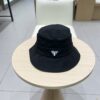 Prada Bucket Hat with Logo Plaque