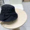 Prada Bucket Hat with Logo Plaque