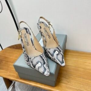 Tom Ford Python Padlock Sandals