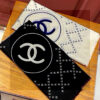 Chanel Oversized Square Scarf with CC Logo