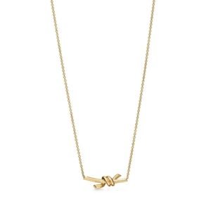 Tiffany Knot Pendant Necklace