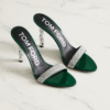 Tom Ford Crystal Front Strap Sandal
