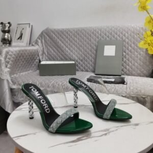 Tom Ford Crystal Front Strap Sandals